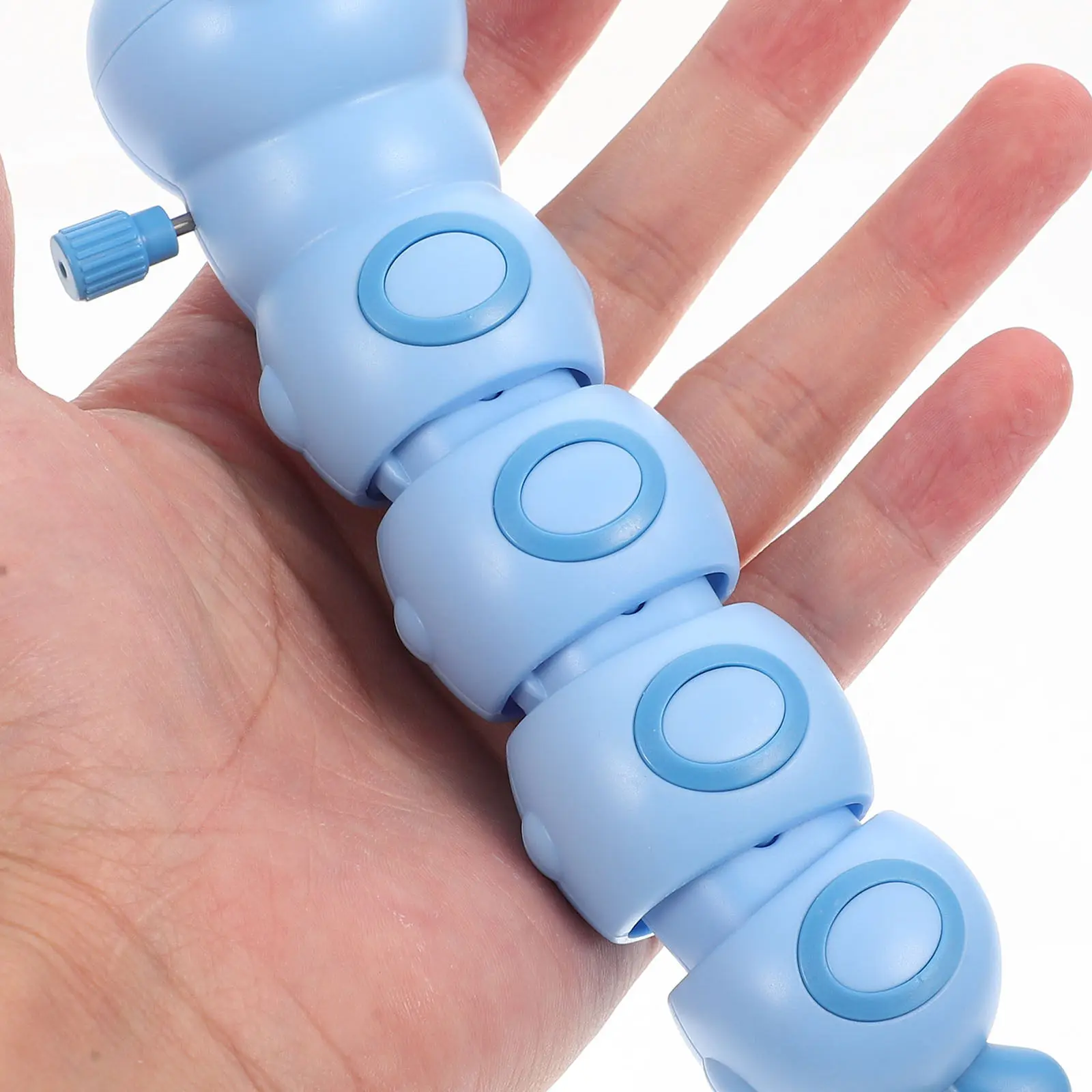 2Pcs Decorative Wind-Up Caterpillar Crawling Cognitive Animal Moving Clockwork Crawlers Funny Creative Outdoor Indoor Kids