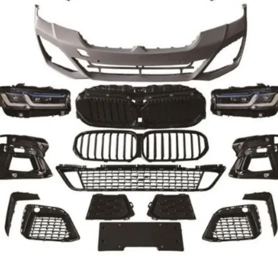 

For 5 Series G38 G30 2022 Old Model to New Model 21 Mt Sports Style Bumper Bolt-On Universal Fitment Body Kit
