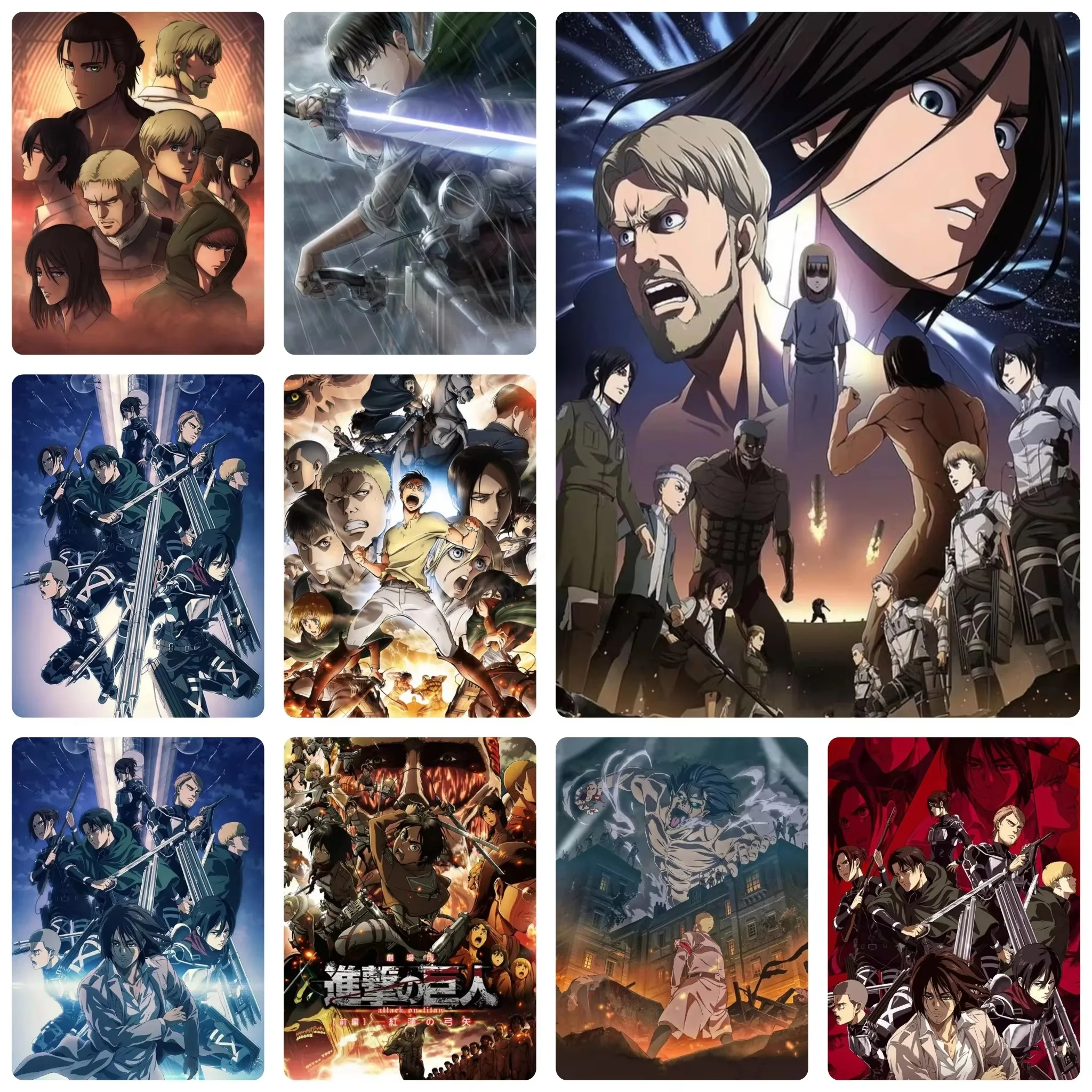 DIY Paint by Numbers Attack on Titan Survey Corps Group Scene for Adults Beginner Canvas Wall Art Home Decor Gift