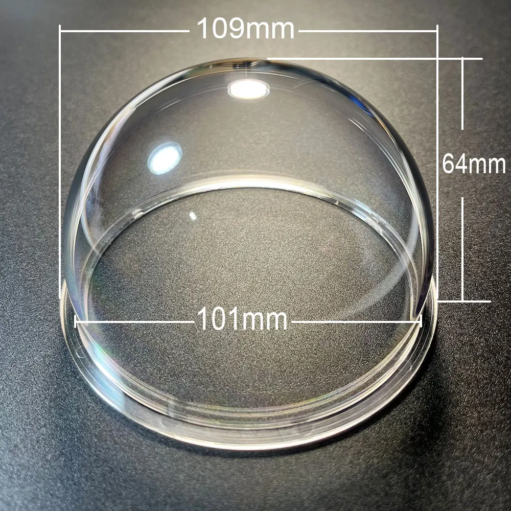 4 Inch Outdoor Waterproof Polycarbonate PC Clear Ball Cover Heightened Surveillance Security CCTV Camera Dome Protective Housing