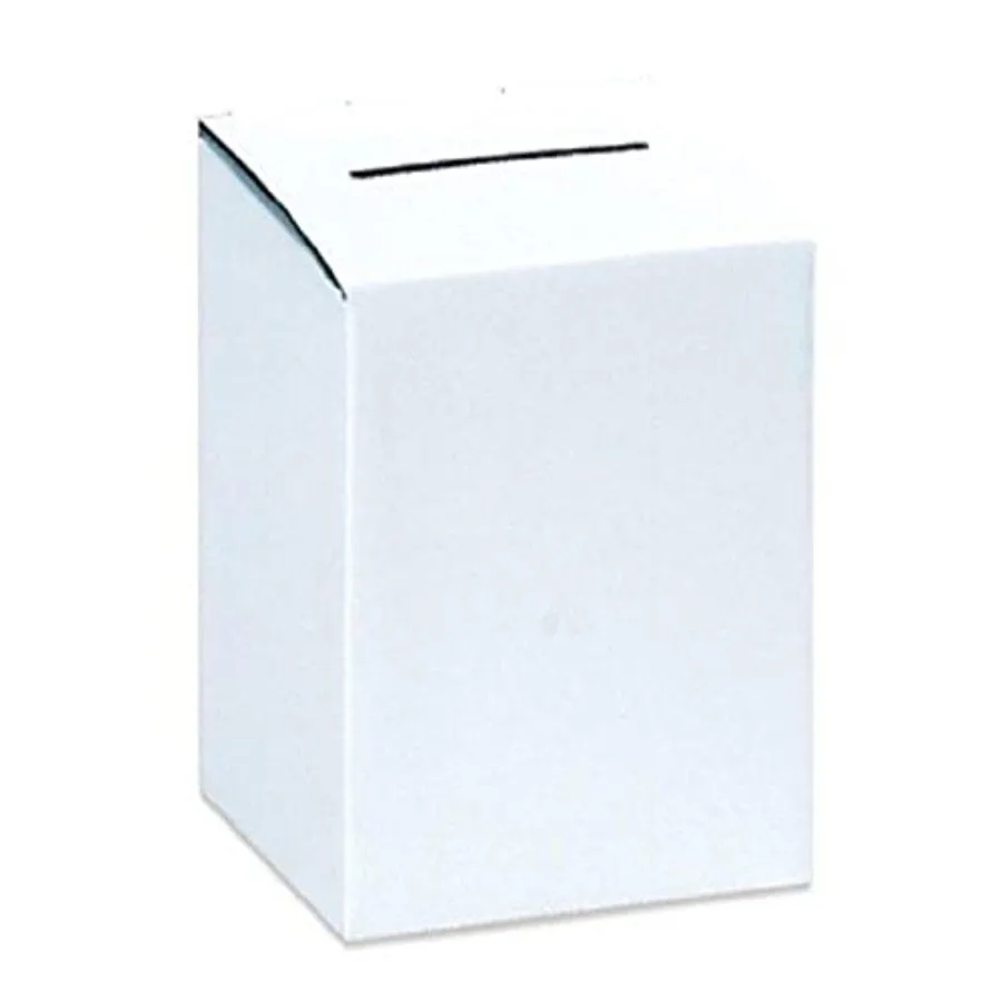 

Коробка для голосования/предложений из гофрированного картона, 10x10x9-10 дюймов, белая, упаковка 10 шт., для предложений, розыгрышей, лотерей