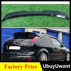 Gloss Black Car Rear Roof Lip For Ford Focus ST MK2 2004 2005 2006 2007 2008 2010 2011 Spoiler Tail Wing ABS Decorate Strips