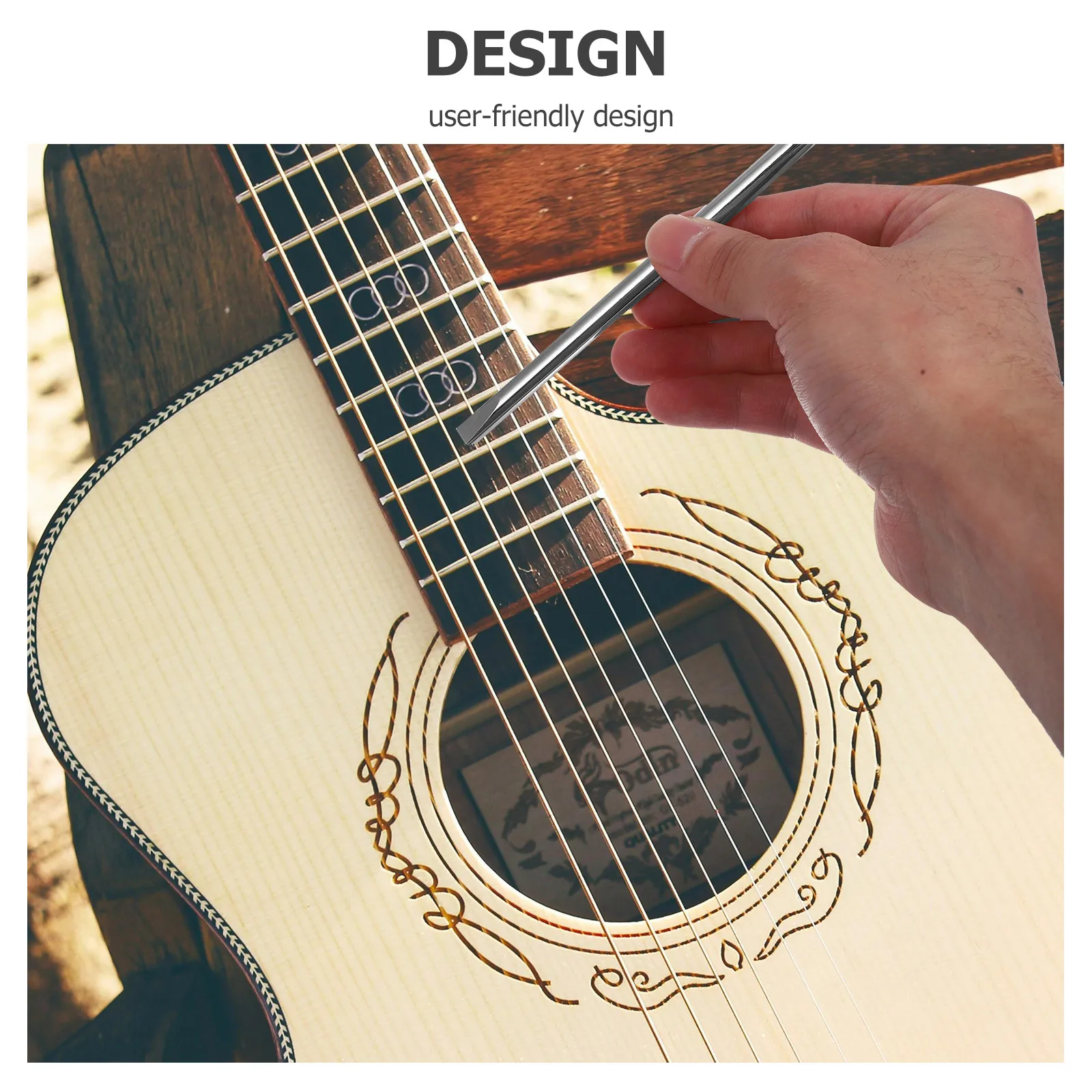 

Guitar Fret Punch Needle Tool Metal Bass Ukulele Repair Luthier Instrument Supply Fretting Pressing Resetting Kit For Guitar