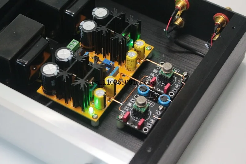 Class A Power Supply Preamplifier NE5534 AD847 Single Op Amp Finished Unit, HiFi Clear Sound High Resolution