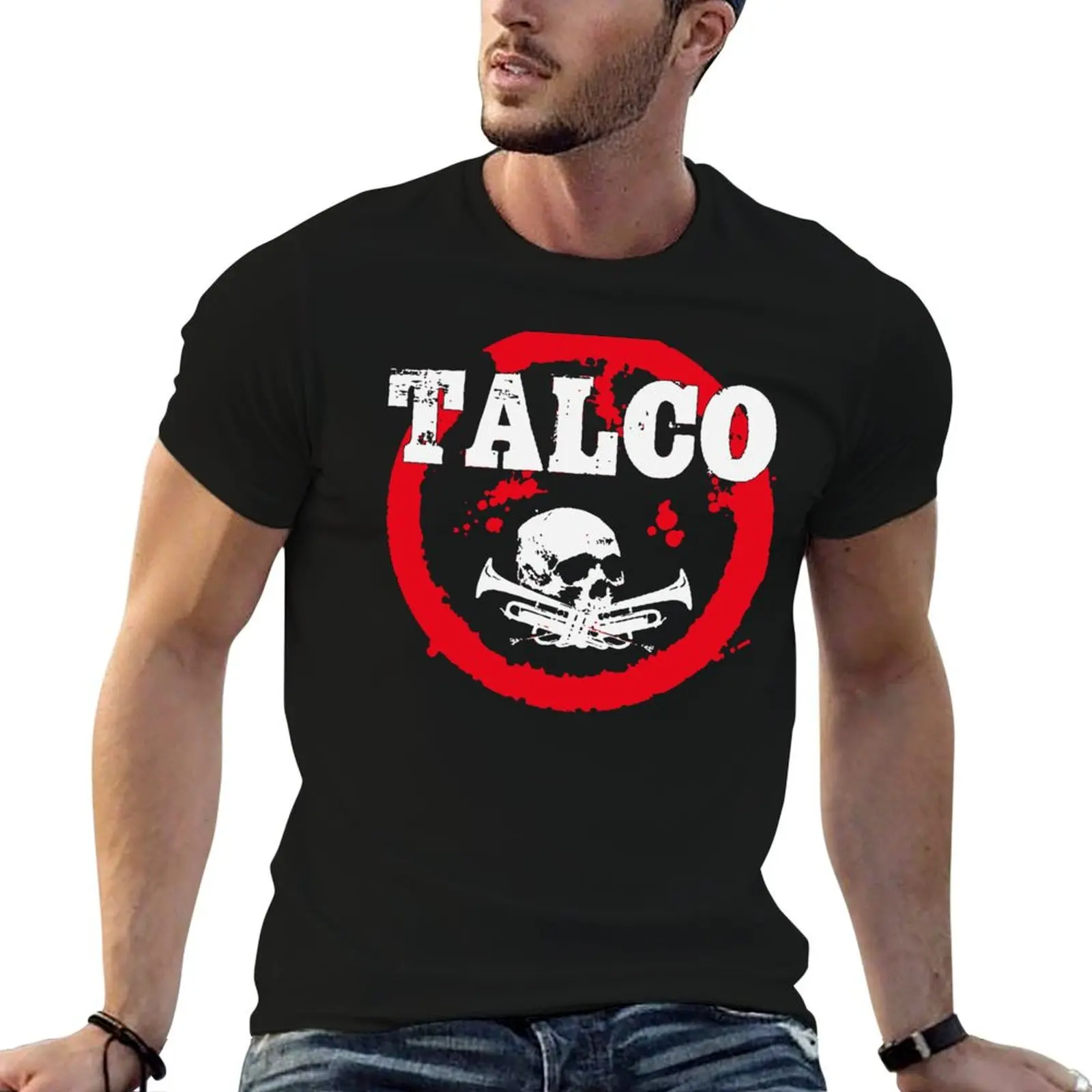 Camiseta Ska Punk Talco, paquete de camisetas de algodón para hombre, camisetas de algodón para hombre, camiseta de algodón
