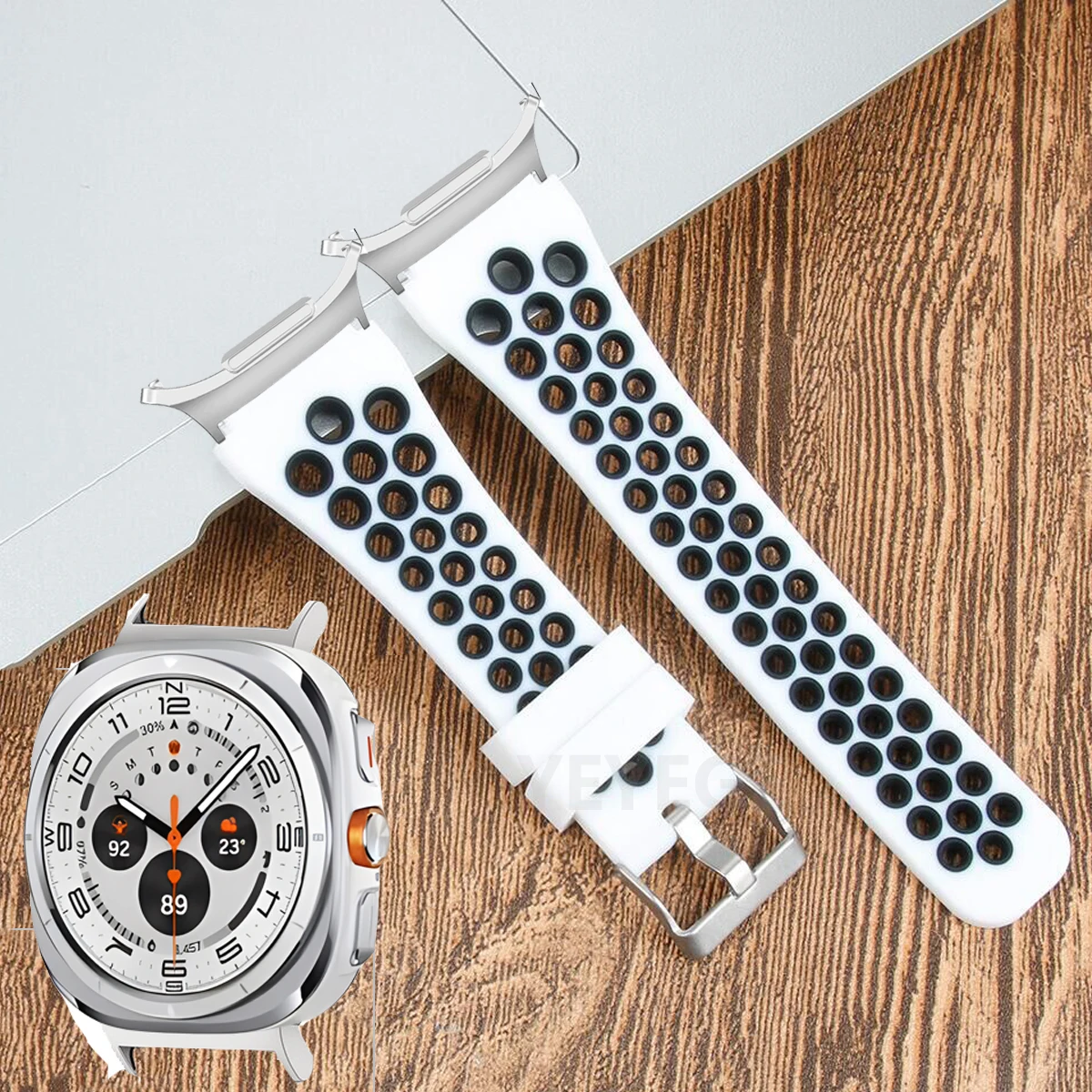 Cinturino sportivo in Silicone colorato per Samsung Galaxy Watch 7 Ultra 47mm LTE cinturino cinturino Correa per orologio Samsung Ultra 47mm