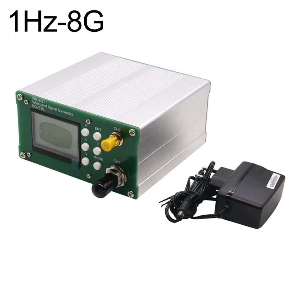 RF Signal Generator WBSG1 Wideband Output 1Hz to 15GHz with Internal OCXO and DC12V Power Adapter for Industrial Testing