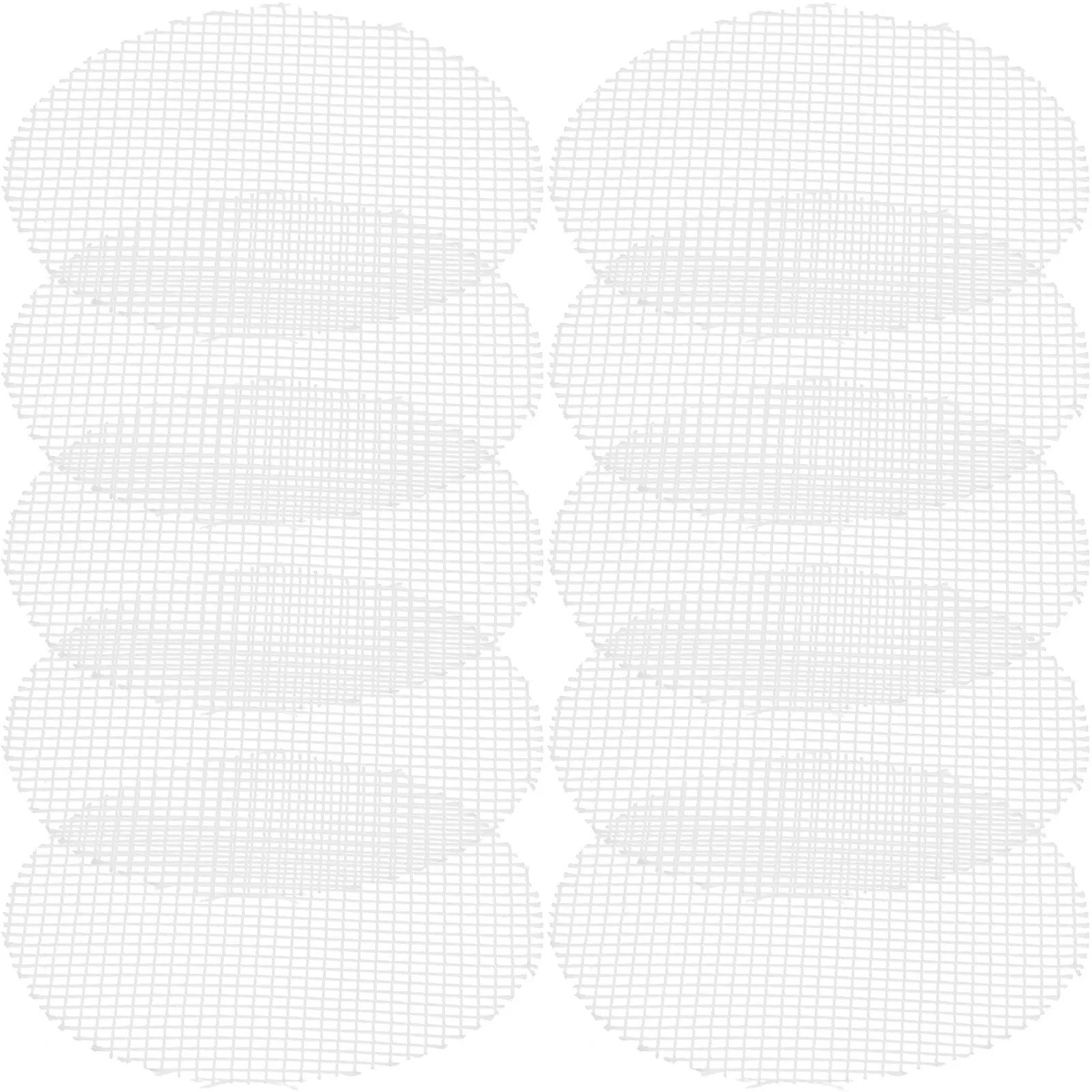 20Pcs Drainage Pad Mesh Screens Flower Pot Bottom Grid Mat Soil Loss Prevent for Bonsai Succulents Planter Gardening Accessories