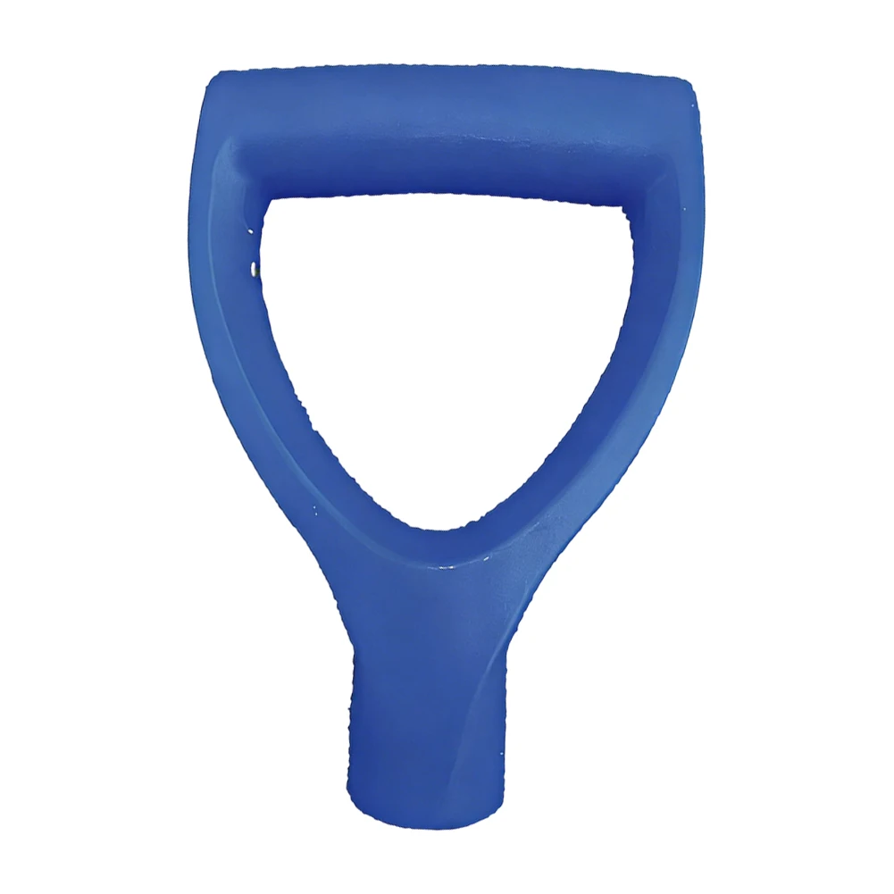 Plastic Handle with D Shaped Design for Garden and Snow Shovels Supporting Controlled Digging and Lifting Actions