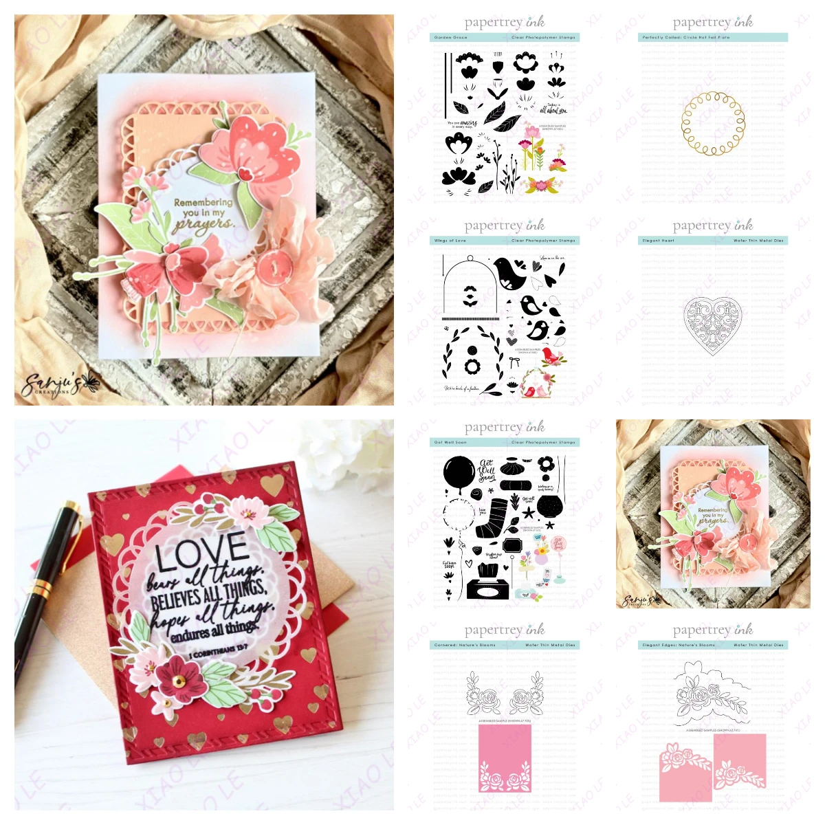Garden Grace Wings of Love Valentinstag Metall-Stanzformen, Stempel, Schablone, Heißfolie, Sammelalbum, Tagebuch, Dekoration, Prägung