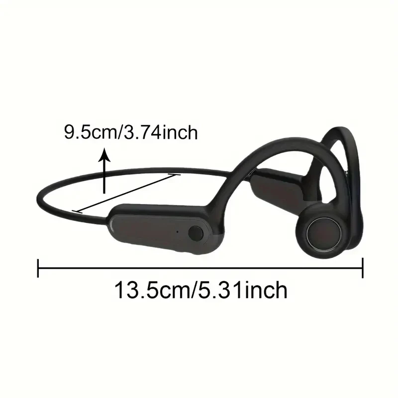 Xiaomi Mijia Real Bone Conduction Sport Headphone Wireless Earphone Bluetooth-Compatible Headset Hands-free with Mic for Running