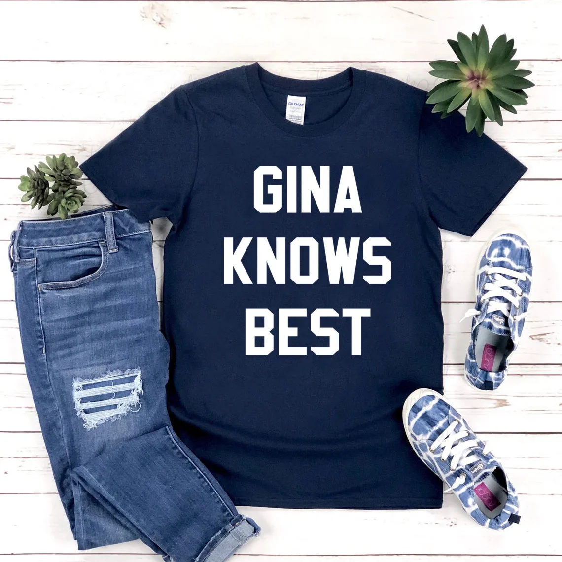 Gina Knows Best T Shirt Brooklyn 99 TV Show Shirt Women Graphic T Shirts Brooklyn Nine Nine Fans Gift T-shirt Summer Tops Tee