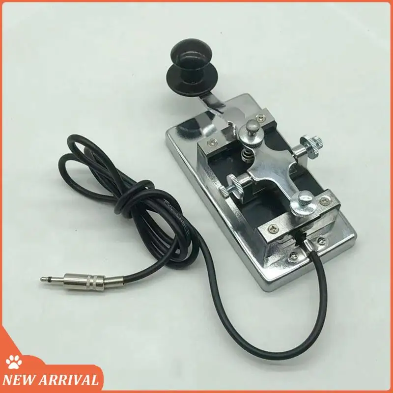 

K4 Morse Wrench Set Plug Manual Telegraph Morse Key Handy CW Morse Keyer 3.5Mm For Shortwave CW Radio