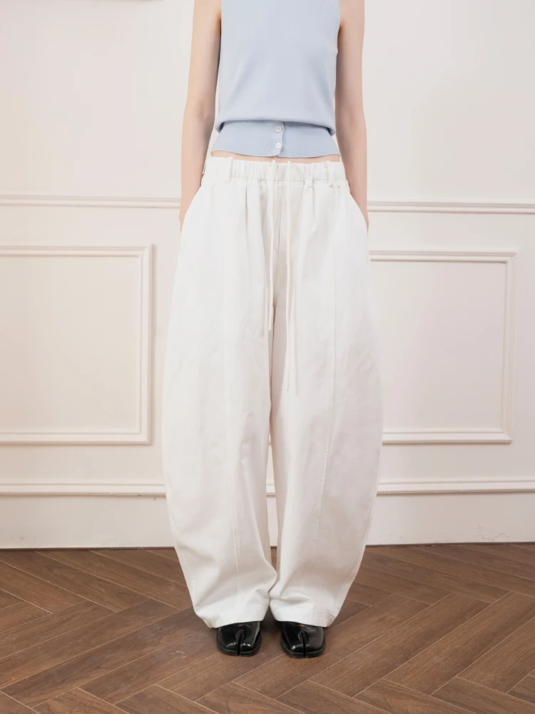 

Брюки-баллон с удлиненными штанинами, повседневные, модные, новинка сезона осень, элитные, свободного кроя