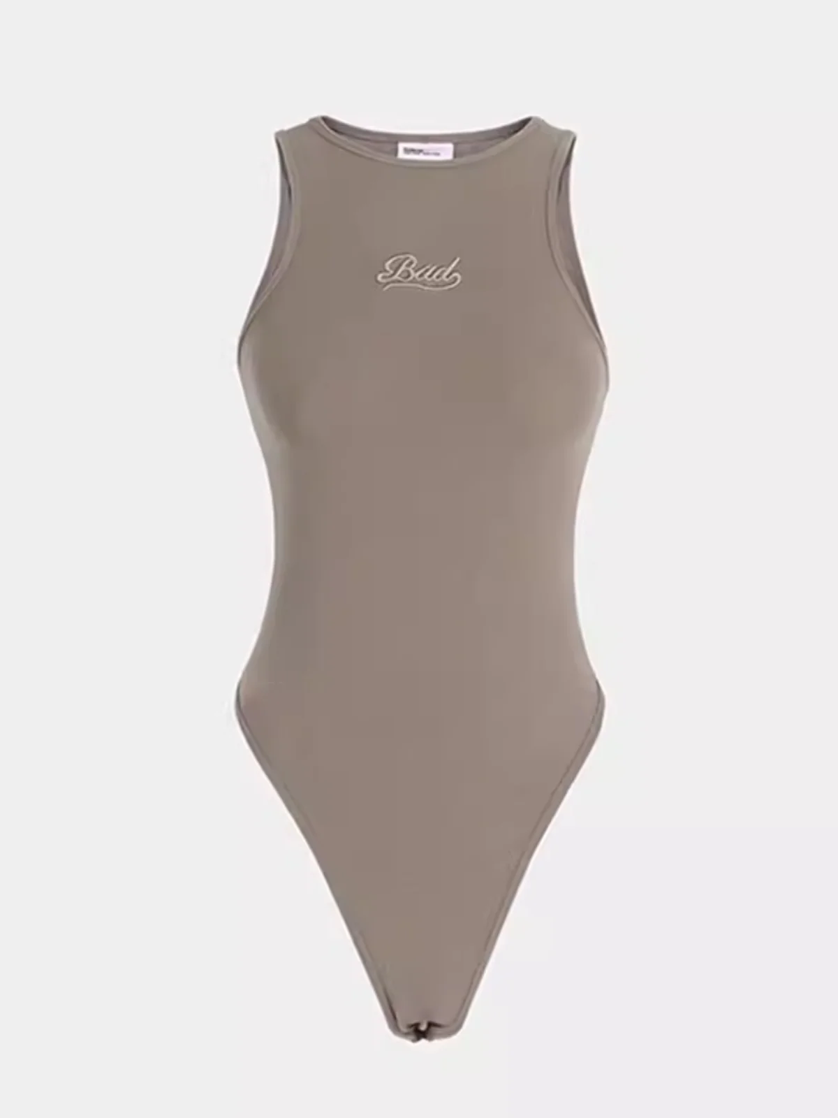 American Sle Sexy Vest One-Piece Pure Color Embroidery Top Simple Sexy Retro Trendy Commute Sle ort Pants Ladies Suit