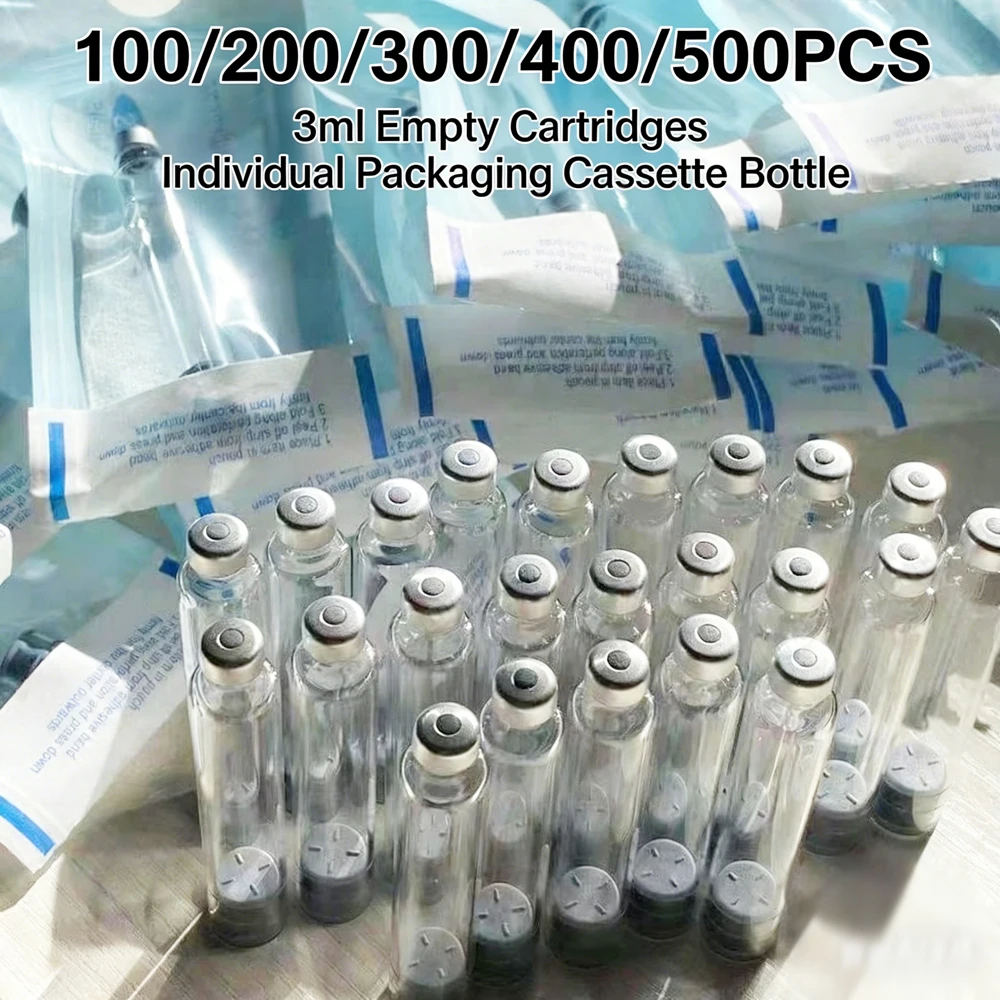 

100-500 шт. 3 мл пустые картриджи-кассеты, одноразовые флаконы в индивидуальной упаковке, эстетичные инсулиновые шприцы для медицинского использования
