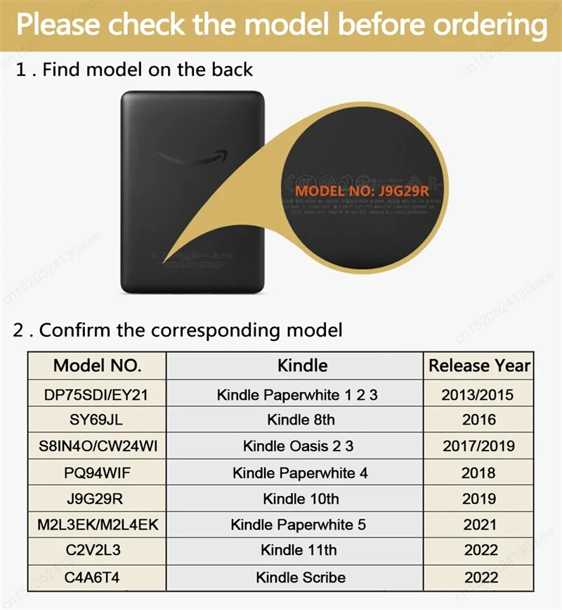 حافظة لجهاز Kindle 2024 2022 2021 Paperwhite Colorsoft 1 2 3 5 6 10th 11th 12th Generation 6 6.8 7 بوصة غطاء كيس ناعم من البولي يوريثان