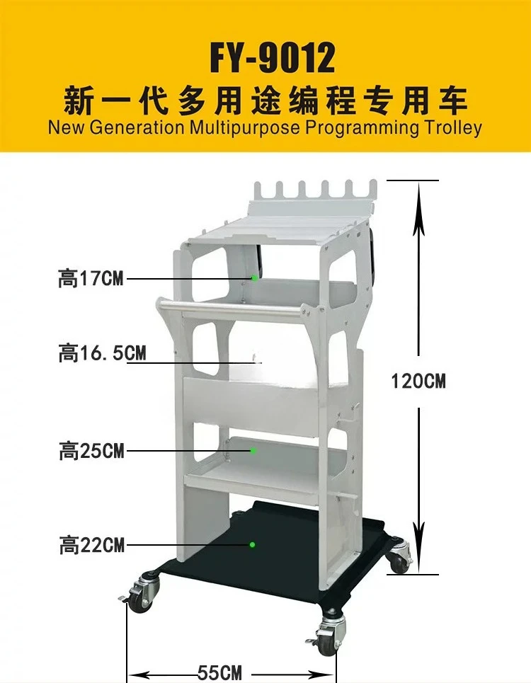 Versatile Tool Trolley for Auto and Motorcycle Repair, Mobile Storage Cart with Durable Wheels for Workshop