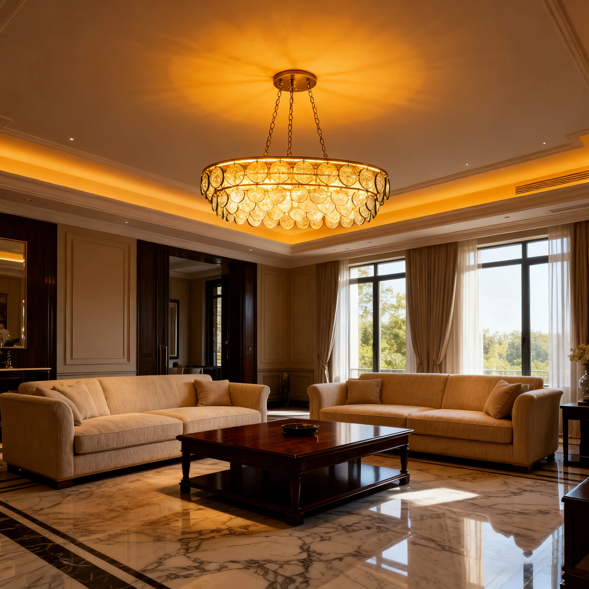 

BOSSEN American Luxury Chandelier 2025 Luster Glass Hardware Pendant Light Dimmable Adjustable for Villa Dining Room