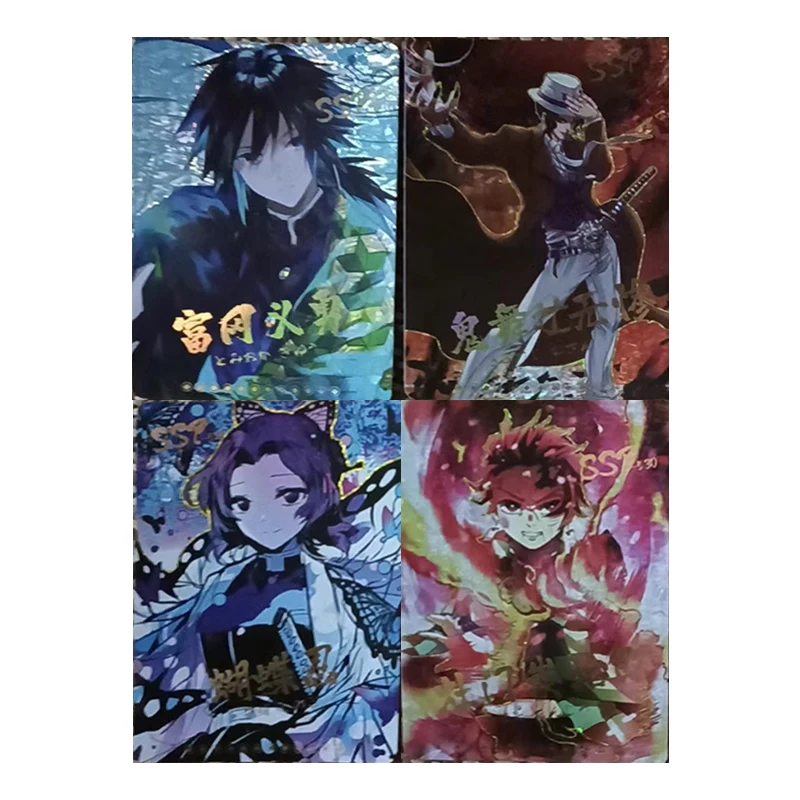 Anime Demon Slayer SSP SP Series Collectible Cards Kochou Shinobu Kochou Shinobu Kamado Tanjirou Christmas Birthday Gifts Toys