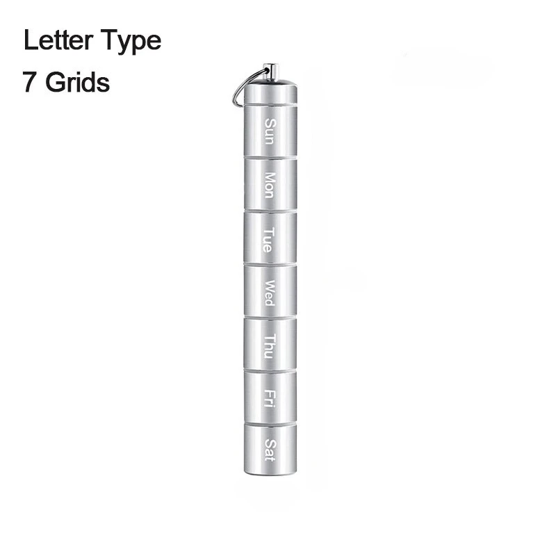 7 شبكات صندوق حبوب 7 أيام أسبوعي علبة حبوب الدواء اللوحي موزع المنظم الخائن التخزين المنظم الحاويات مقاوم للماء #5