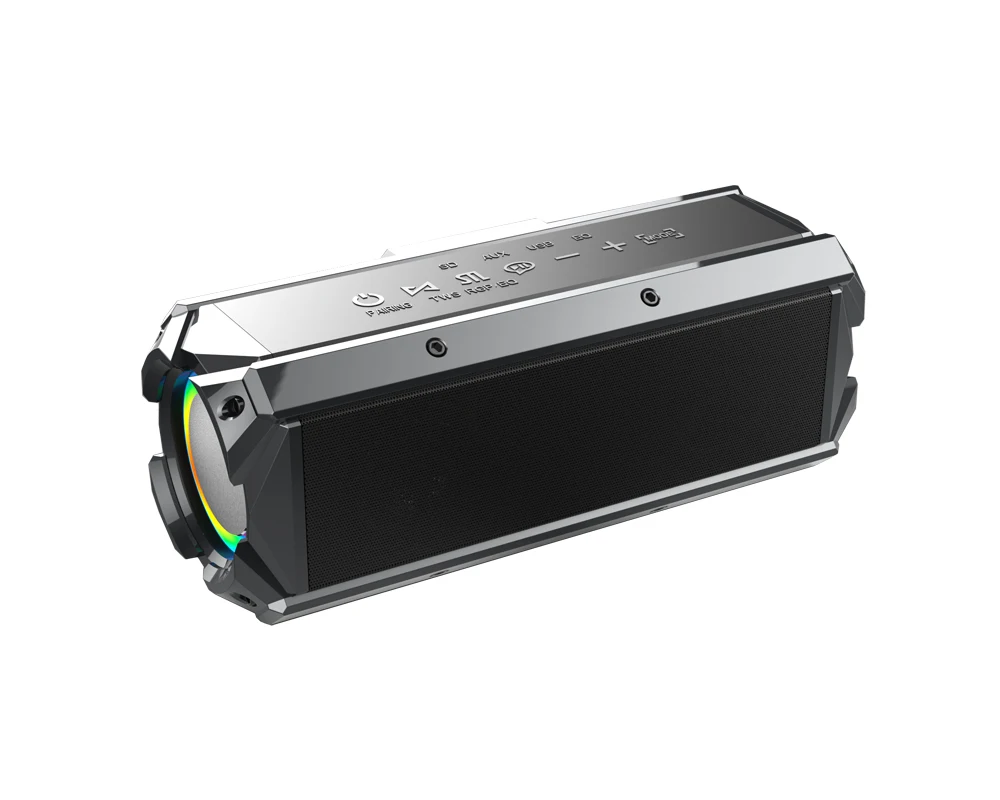 2025 hot sale 100W BIG Power Desktop Sound Portable Outdoor Wireless Mini Double Magnet Bluetooth Speaker With TF/U Disk