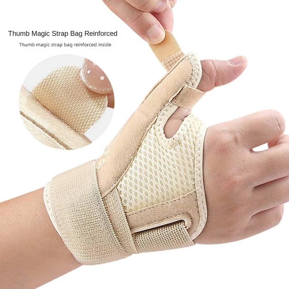 Compression Pain Sports Wristband Wraps Hand Protectors Thumb Immobilizer Wrist Support Fits Right/Left Hand Brace Carpal Tunnel