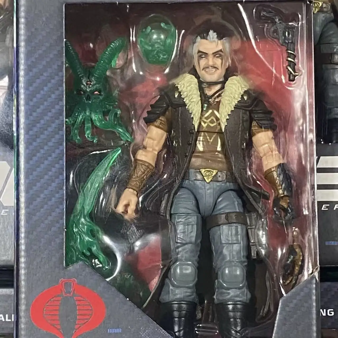 Oryginalna figurka akcji G.I. JOE Classified Series COBRA RICHARD “CRYSTAL BALL” KING, 6 cali, dostępna od ręki.