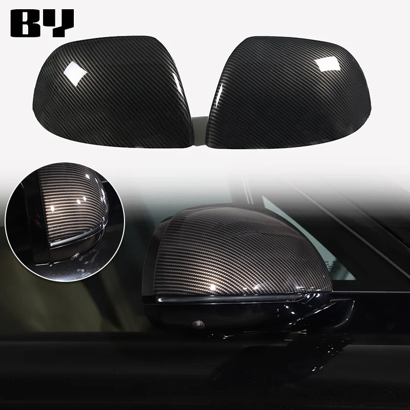 

For Land Rover Range Rover Vogue/Sport 2023-2024 Car Exterior Rearview Mirror Cover Cap ABS Carbon Fiber Car Accessories