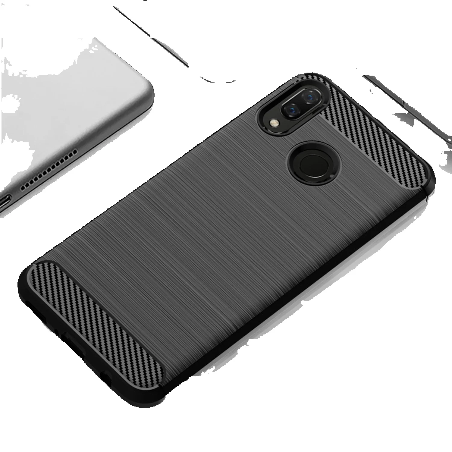 Ultra Thin Silicone Case Huawei Nova Shockproof Carbon Fiber Phone Cover For Nova 3 3i 3e Soft Matte Cases