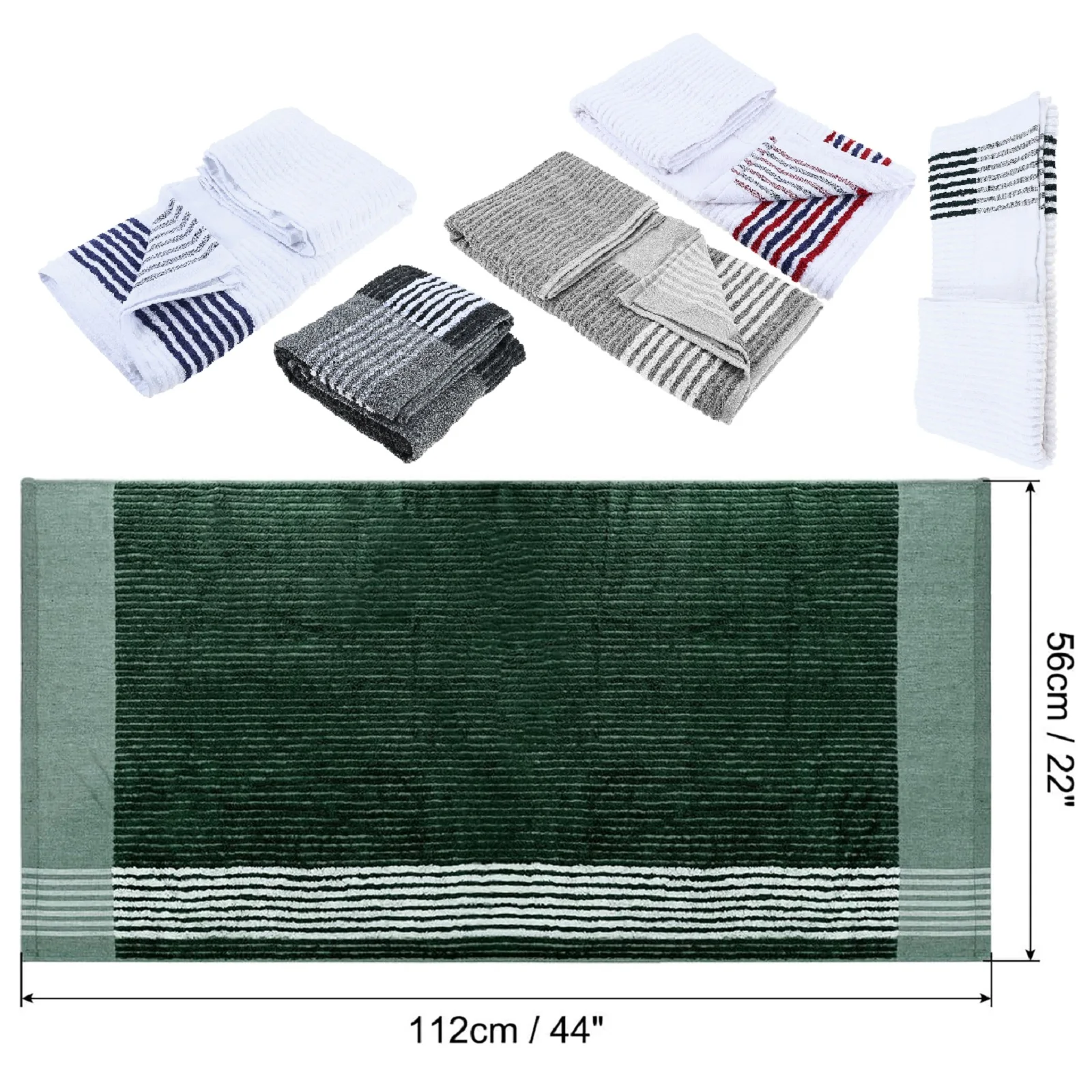 1Pc Large Golfer Caddy Towel 22x44inch Soft Cotton Camping Towels for Golf Bags Ball Clubs Courses Super Absorbent Easy To Clean