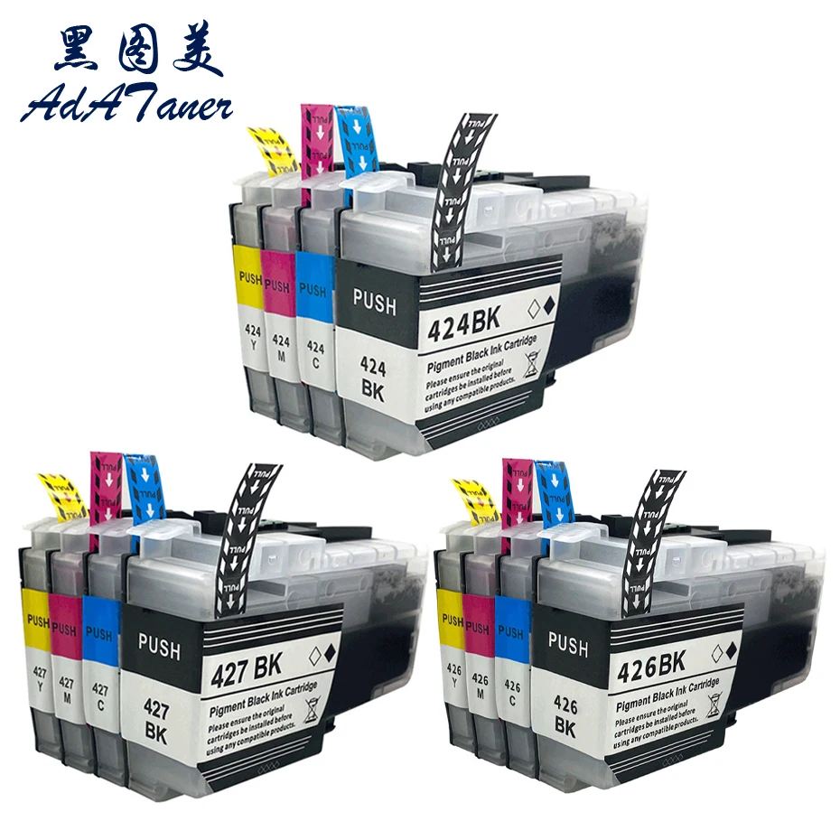 LC424 LC-424 LC426 LC427 LC-426 LC427XL Premium Compatible InkJet Cartridge For Brother MFC-J4340DW J1200DW J5955DW J4335DW