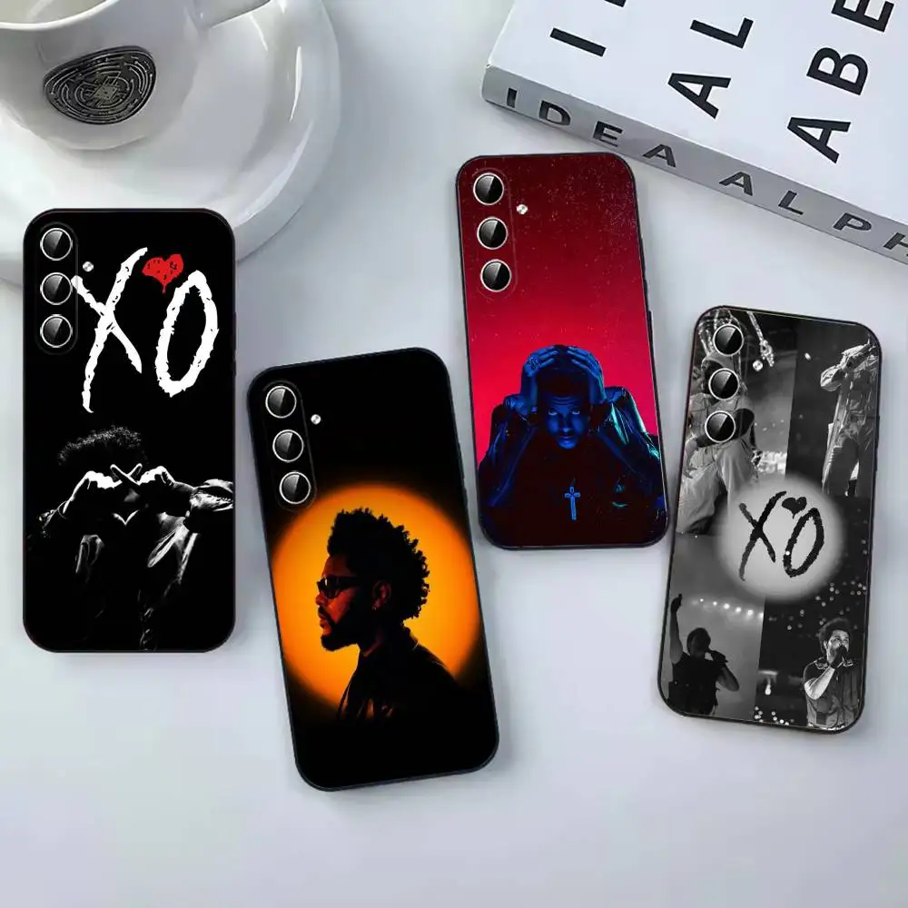 The W-Weeknd X-XO Fashion Phone Case Black Cover For Samsung Galaxy A12,22,32,52,53,71,73, Note9/10/20 Ultra