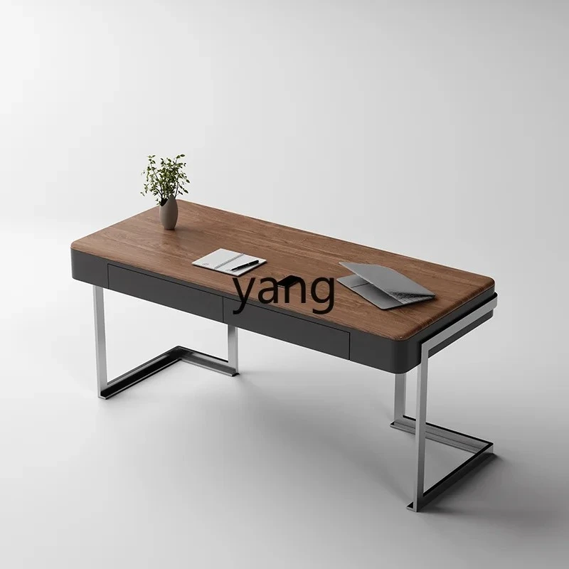 

LMM Bedroom Italian Minimalist Computer Desk Nordic Designer Writing Desk
