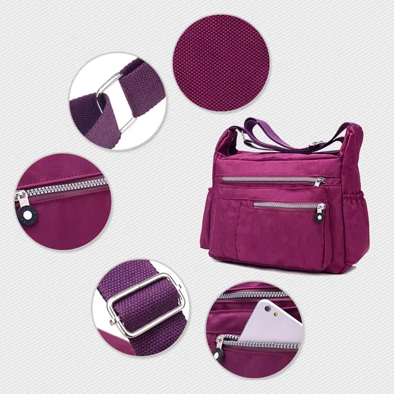 

Korean Style New Cross-body Mother Bag Lightweight and Versatile Women's Shoulder Bag Go Outing Baby Products Storage Bag