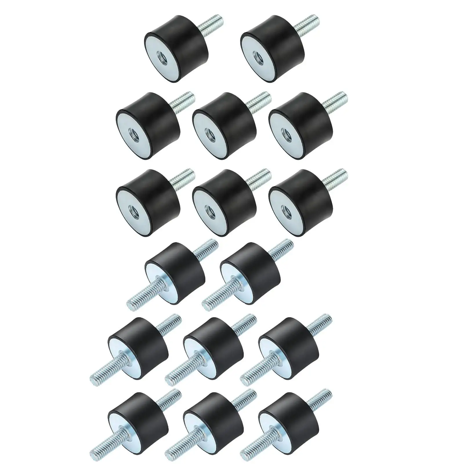 

8Pcs Rubber Shock Absorber M8 Rubber Vibrations Isolator Mounts for Water Pump