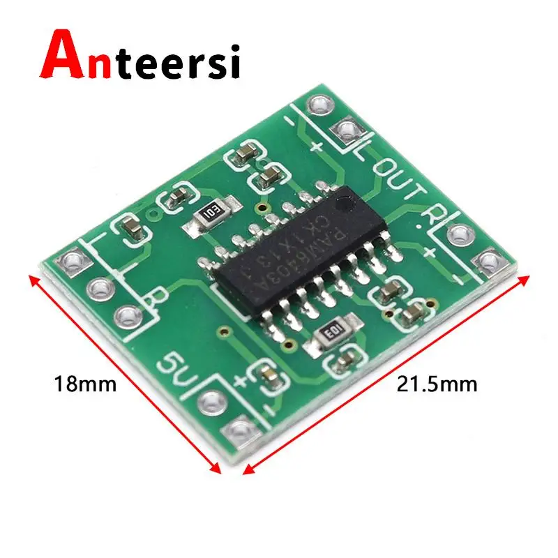 1PCS PAM8403 Mini Digital Amplifier Board 2 * 3W Class D Digital 2.5V To 5V Power Amplifier Board