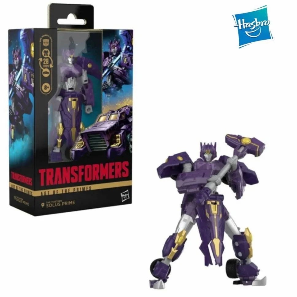 

In Stock Hasbro Transformation Age Of The Primes Deluxe Class The Thirteen Soli Prime Action Figures Deformable Robot Toys Gift