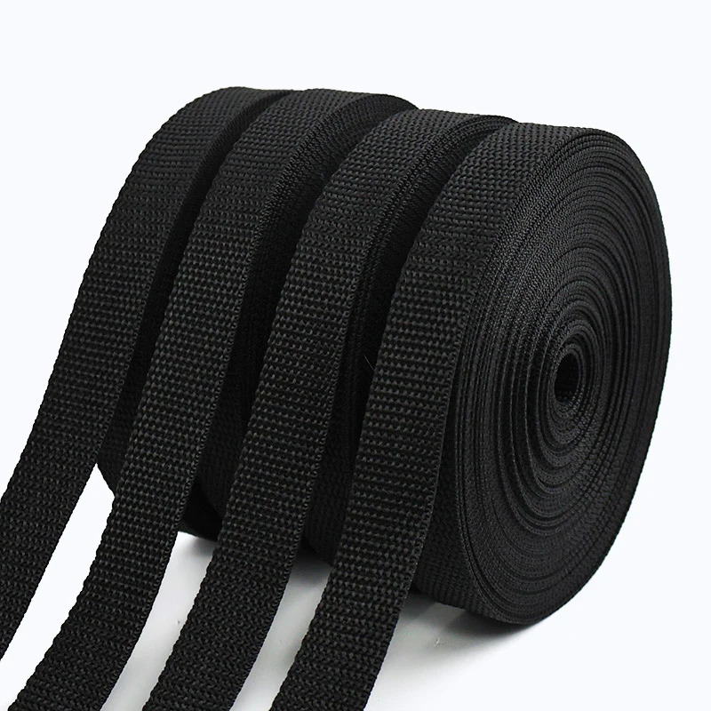 

1-10M PP Polypropylene Webbing Ribbon 20mm Backpack Nylon Strap 1.1mm Thick Sewing Bias Binding Safety Belt DIY Dog Collar Band