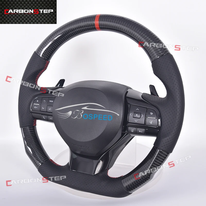 

Leather Suede Carbon Fiber Led Steering Wheel For Lexus IS250 IS350 F RCF ISF GS350 RX350 ES350 ASH LX570 IS300 GX460 GSl10