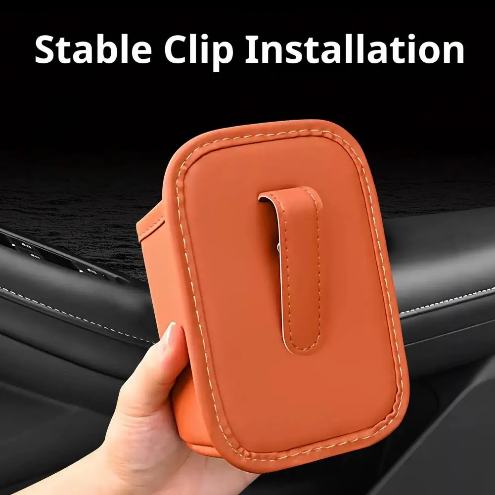 Car Door Storage Box Cup Holder Organizer Trash Can Phone Holder Universal Auto Interior Accessories Pocket Bag Cup Holder New