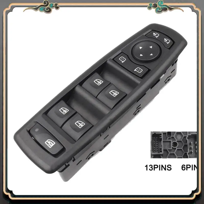 

Automotive Glass Lift Switch Power Window Switch For Renault Megane La 254000426R Parts