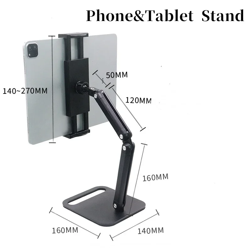 Universal Adjustable Monitor Display Bracket Flexible Steel Spring Clip 17.3-inch Portable for Vertical Screen Stand for Office