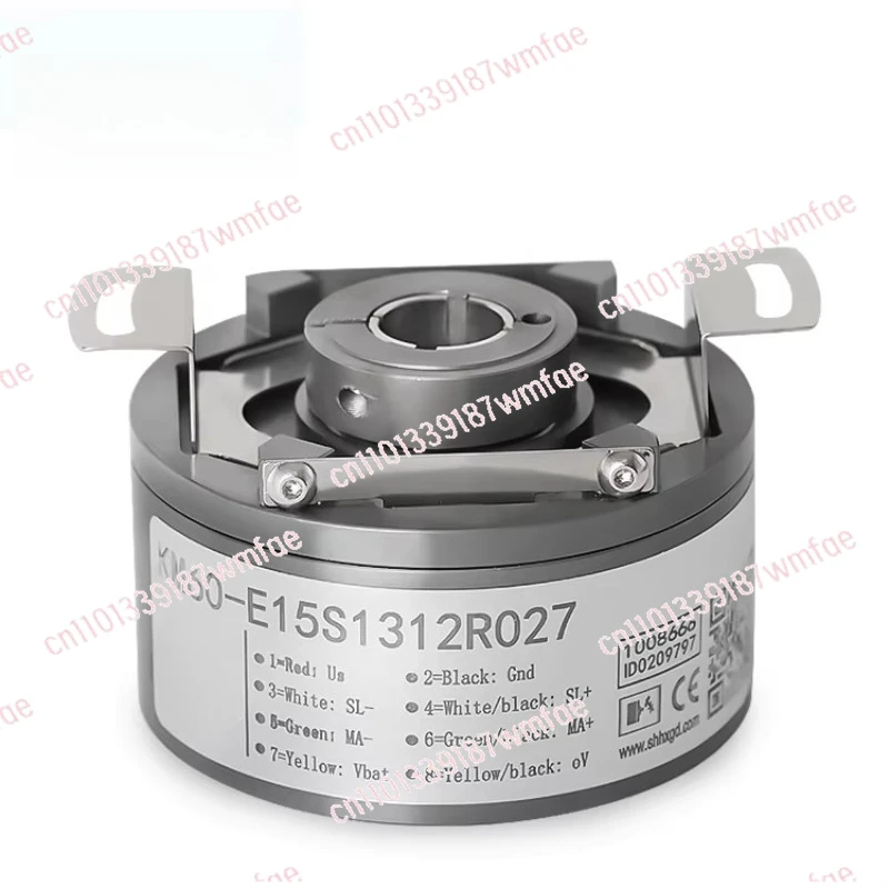 

Абсолютный энкодер с полым валом, многооборотный энкодер серводвигателя, поворотный энкодер из нержавеющей стали KM60, 16/17/19/20/22/24 бит