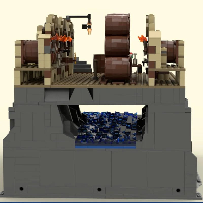 1897 PCS City Engineering The Barrel Escape Part 1 MOC Aanpasbare modulaire bouwsteen Creatief ontwerp DIY Festival Speelgoedcadeau