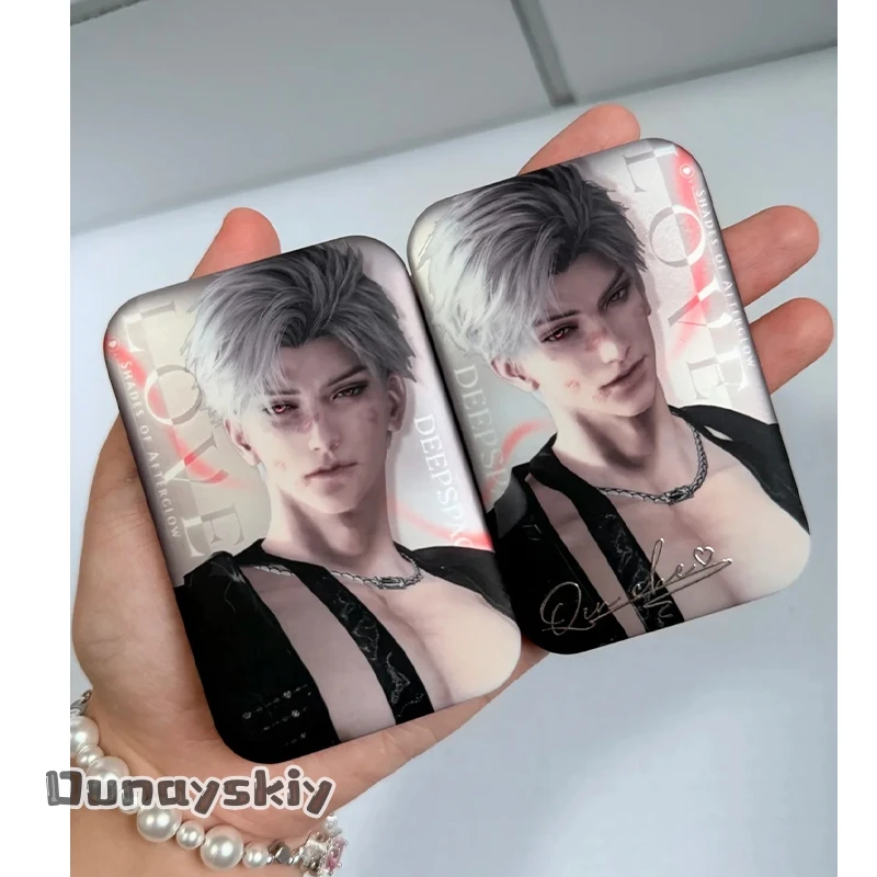 Anime Game Love And Deepspace New Event A Night That Never Ends Sylus 58mm Badge Backpack Clothes Round Pins Birthday Gifts