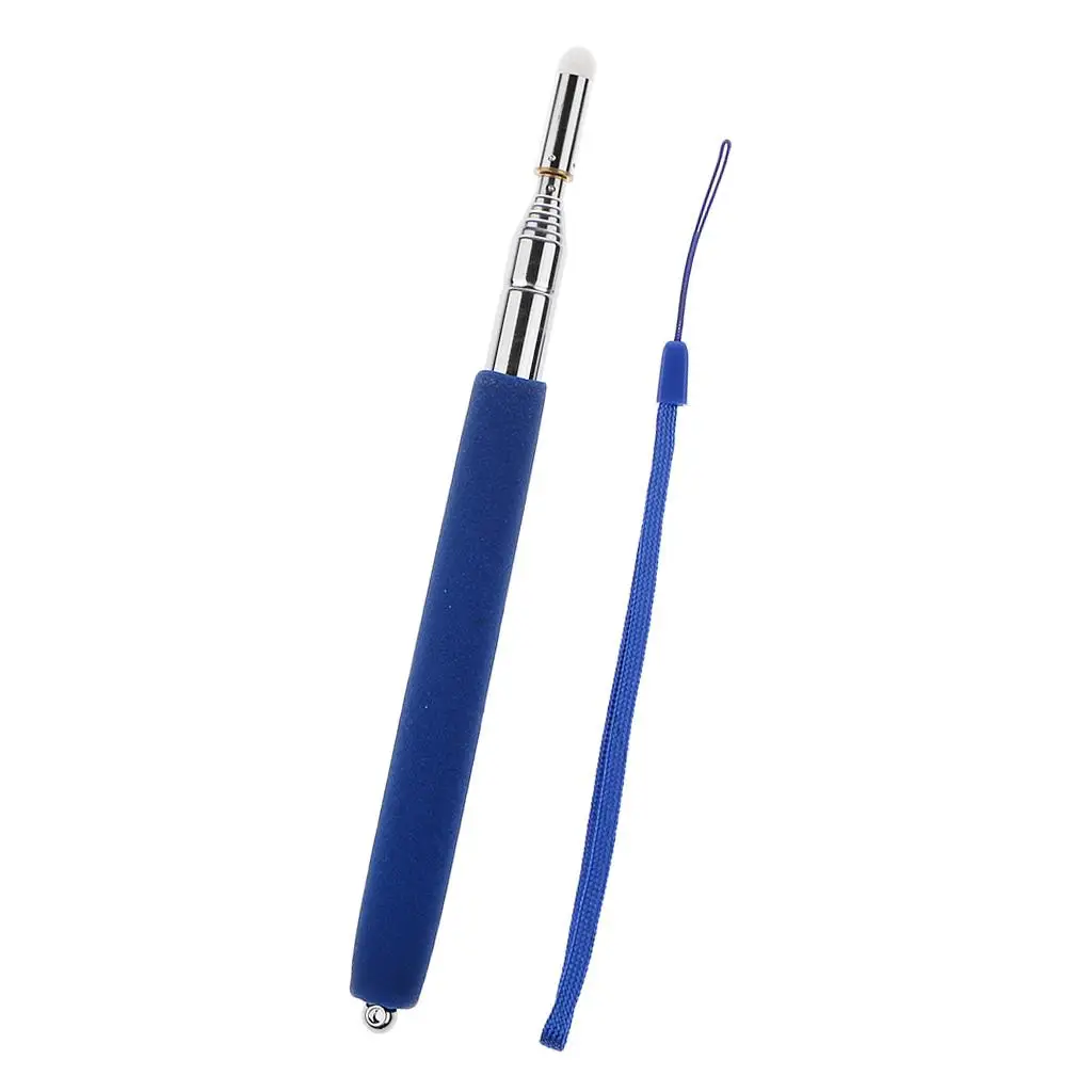 Extendable 1M Telescopic Handheld Classroom Whiteboard Pointer - Blue