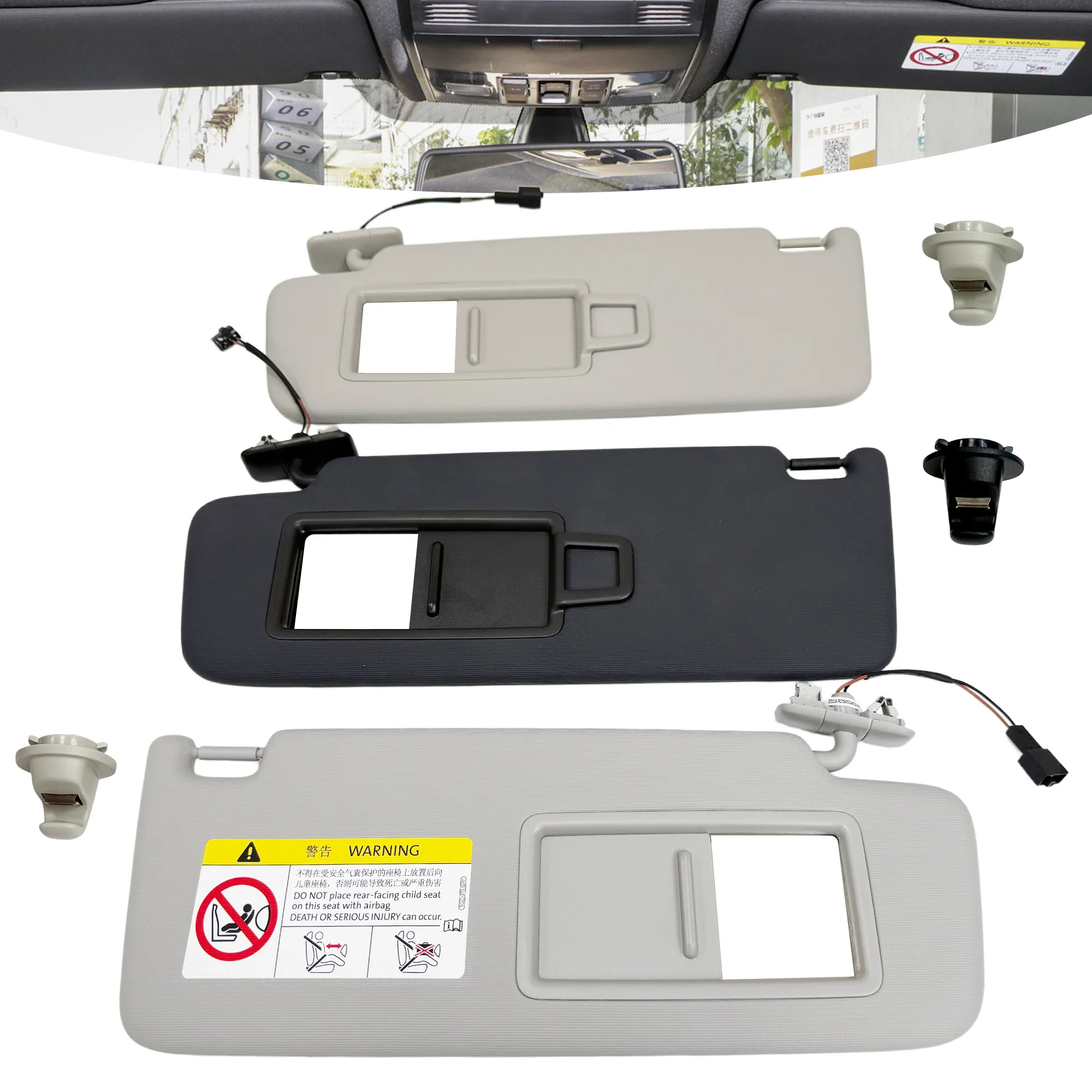 Sun Visor For Skoda Octavia 3 A7 Rapid Superb MK3 2014 2015 2016 2017 2018 2019 2020 2021 2022 2023 2024 2025 2026 Sunvisor