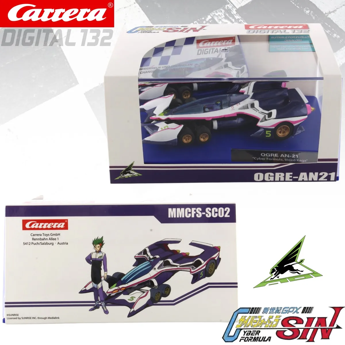 カレラ スロットカー デジタル1/32 31006 新世紀GPX 2022 サイバー