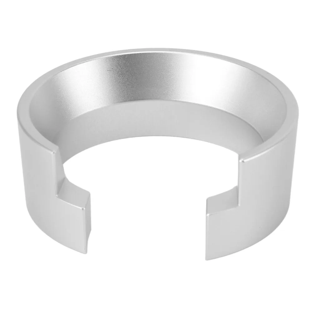 

Aluminum Construction 58mm Coffee Dosing Funnel Black Rustproof 58mm Coffee Dosing Ring Silver Aluminum Dosing Funnel